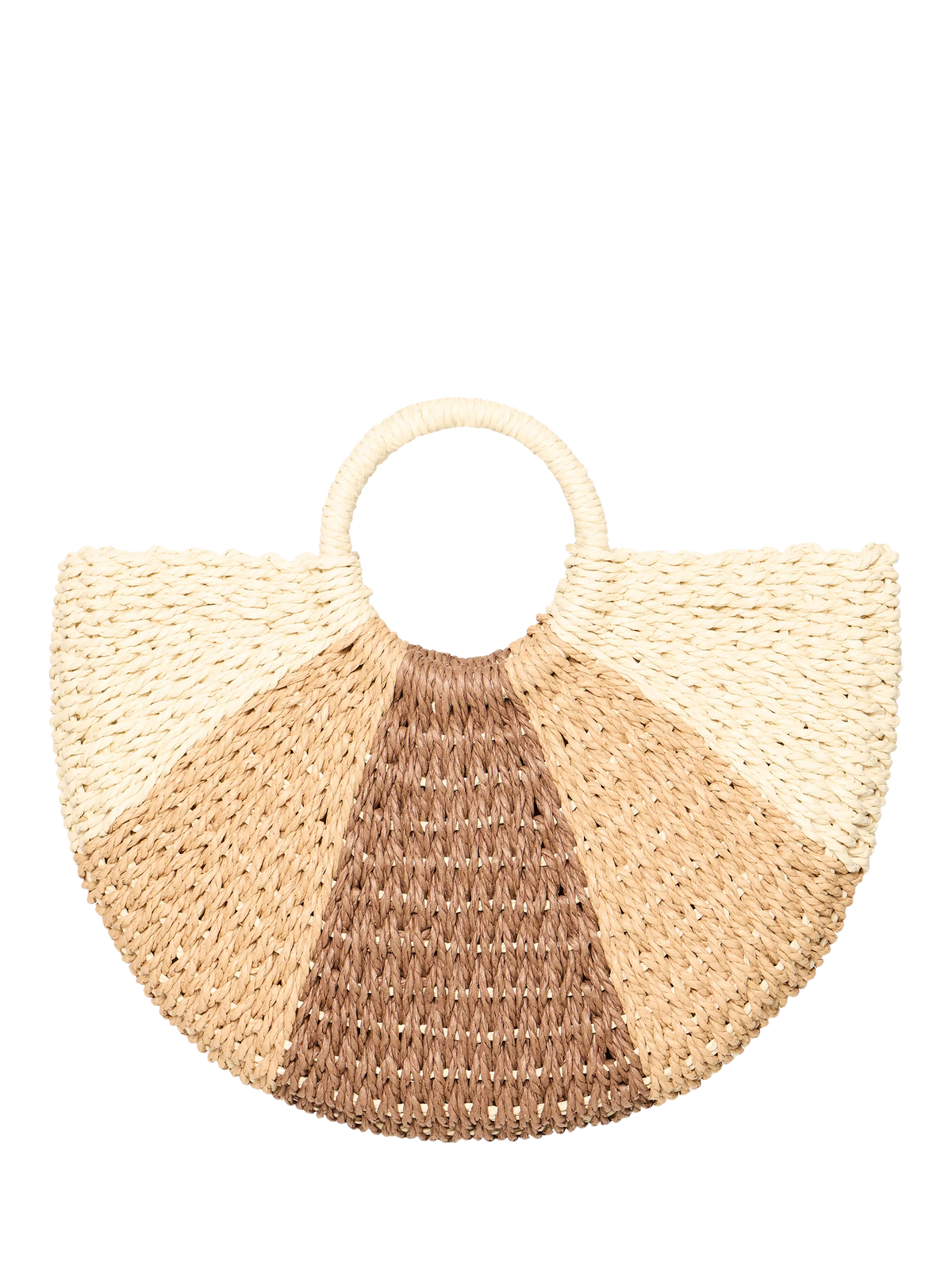 ICHI Iapial Crescent Tote Bag Birch (British brand)