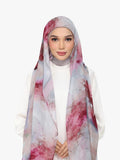 Bokitta Watercolour hijab set with TENCEL Modal, UK version