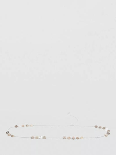 John Lewis Mango Disc Chain Waist Belt, Silver- Buy online at McGrocer