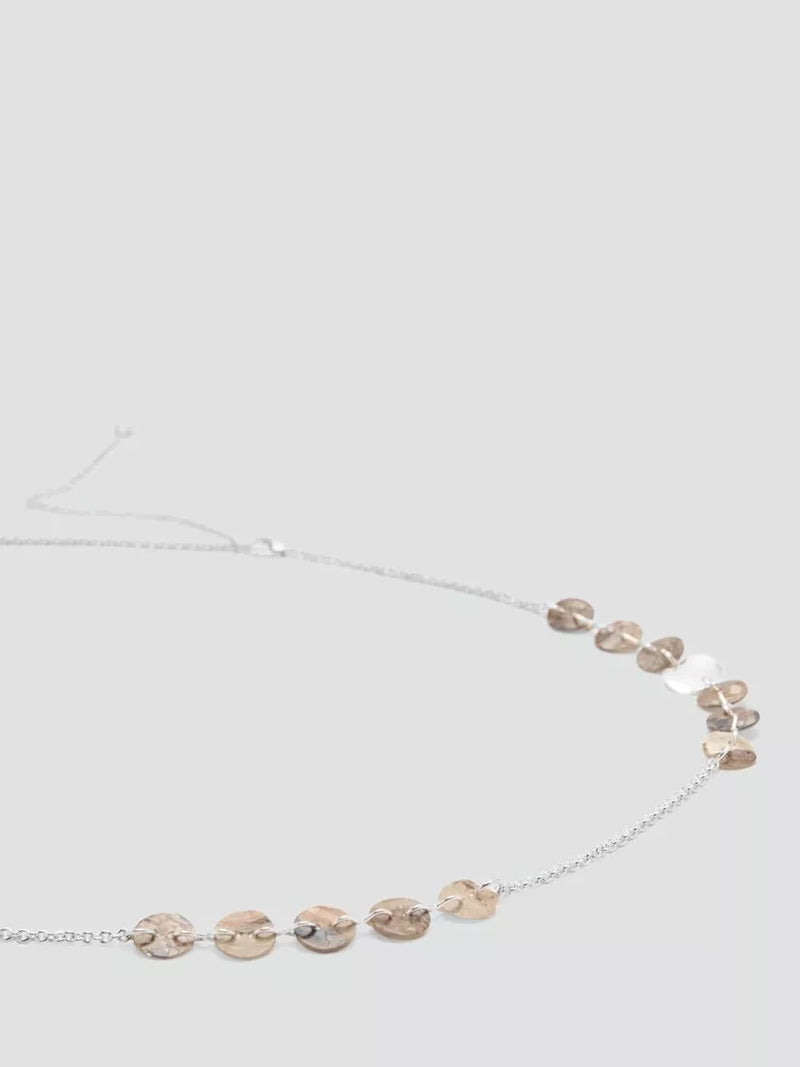 Mango waist belt silver disc chain, imported from the UK