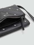 Mango kids crossbody bag black with studs, UK version