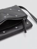 Mango kids crossbody bag black with studs, UK version