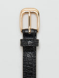 Mango croc effect curved buckle belt, imported from the UK