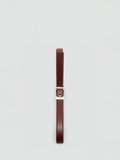 Mango polished buckle belt regular width, imported from the UK