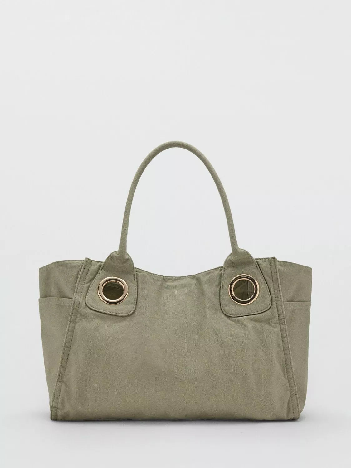 Mango everyday tote bag green, UK version