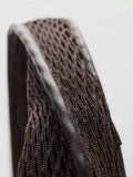 Mango mesh shoulder bag chocolate - British product