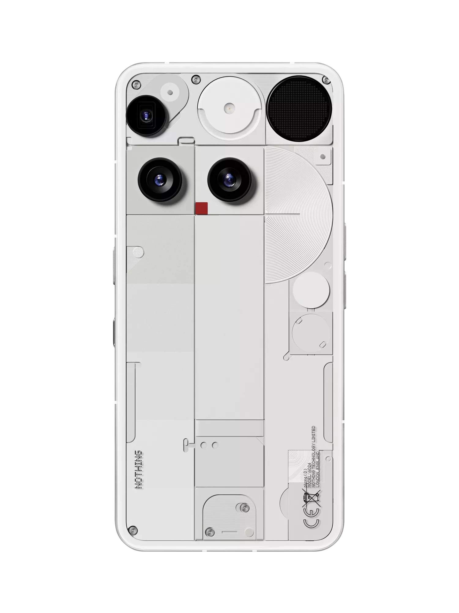 Nothing Phone (3) Smartphone, Android, 6.67”, 5G, SIM Free, White, 12GB RAM, 256GB