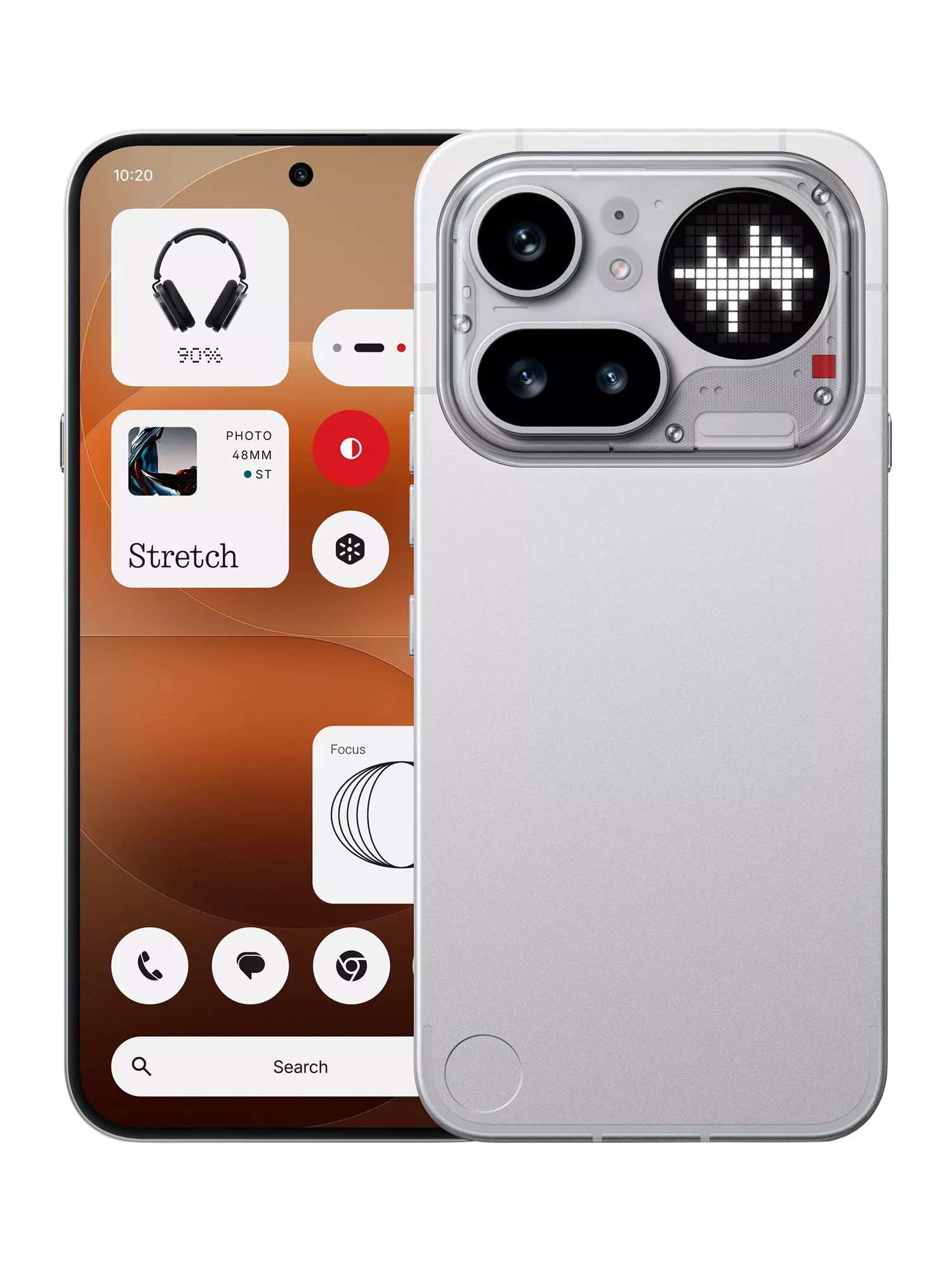 Nothing Phone (4a) Pro Smartphone, Android, 6.83”, 5G, SIM Free, 8GB RAM, Silver, 128GB