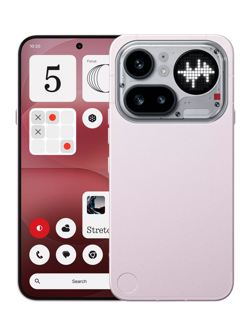 Nothing Phone (4a) Pro Smartphone, Android, 6.83”, 5G, SIM Free, 12GB RAM, Pink, 256GB