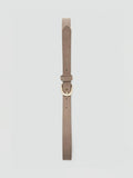 Mango taupe suede belt regular width - British product