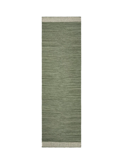 John Lewis John Lewis Flatwoven Border Hand Woven Wool Rich Runner Rug- Buy online at McGrocer