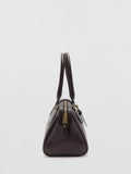 Mango satchel bag in chocolate, imported from the UK