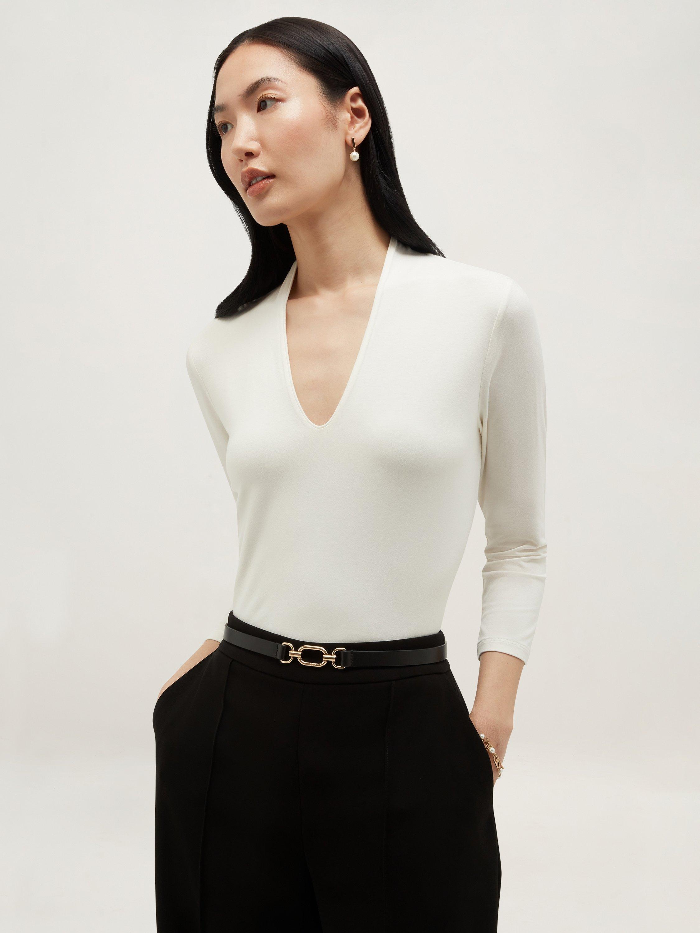 Hobbs Cecelia black leather belt, imported from the UK