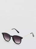 Mango slim round sunglasses with brown frame, UK version