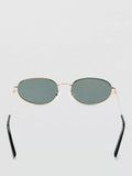 Mango oval sunglasses gold mirrored lenses (British brand)