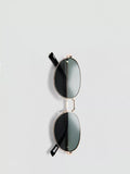 Mango oval sunglasses gold mirrored lenses (British brand)