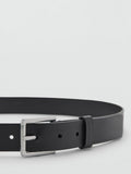 Mango black leather belt - British product