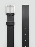 Mango black leather belt - British product