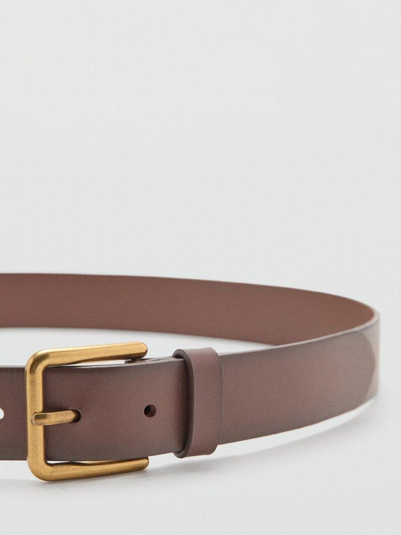 Mango Cinturon Como leather belt (British brand)