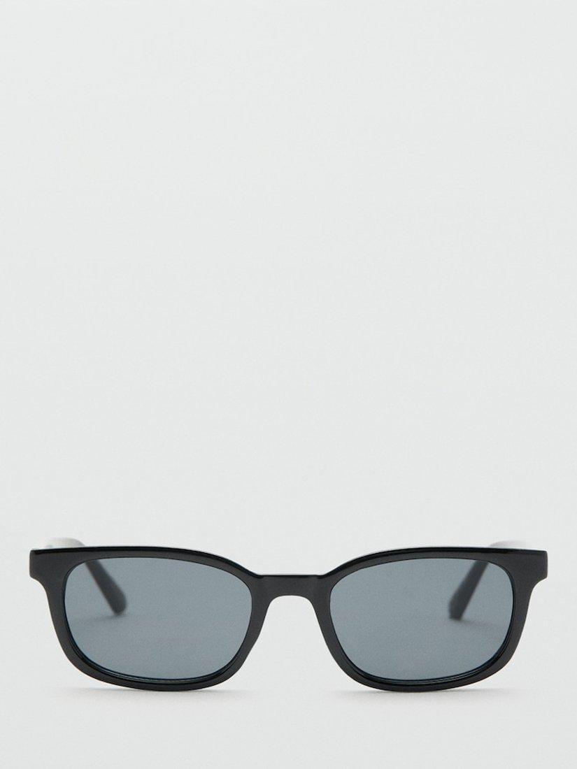 Mango rectangular sunglasses black (British brand)