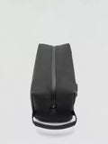 Mango matte wash bag black (British brand)