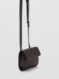 Mango woven crossbody bag brown compact, imported from the UK