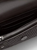 Mango woven crossbody bag brown compact, imported from the UK