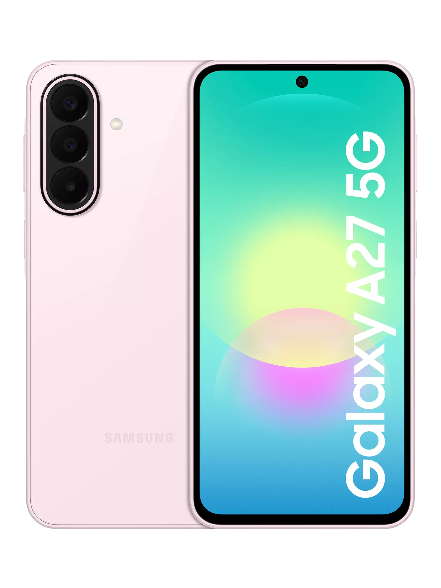 Samsung Galaxy A27 Smartphone, 6GB RAM, 6.7", Galaxy AI, 5G, SIM Free, Light Pink, 128GB