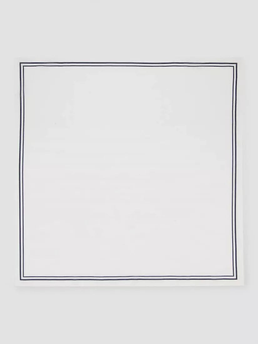 Mango Fular cotton handkerchief white (British brand)