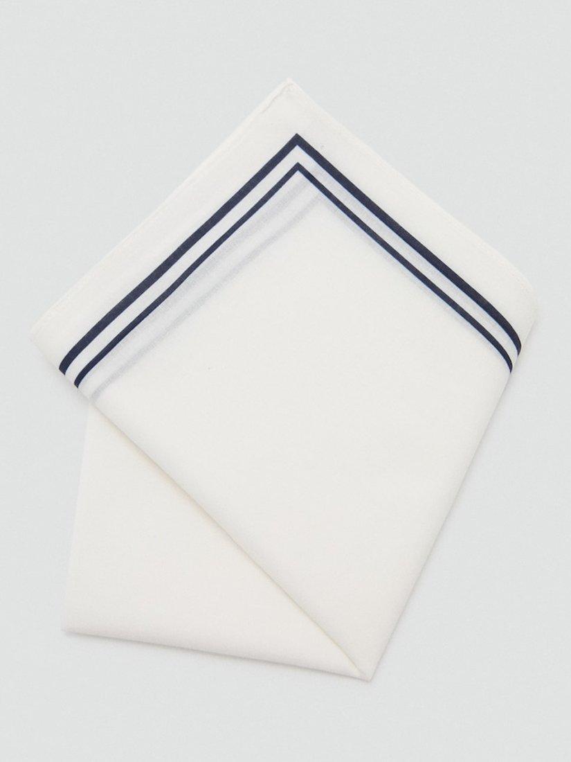 Mango Fular cotton handkerchief white (British brand)