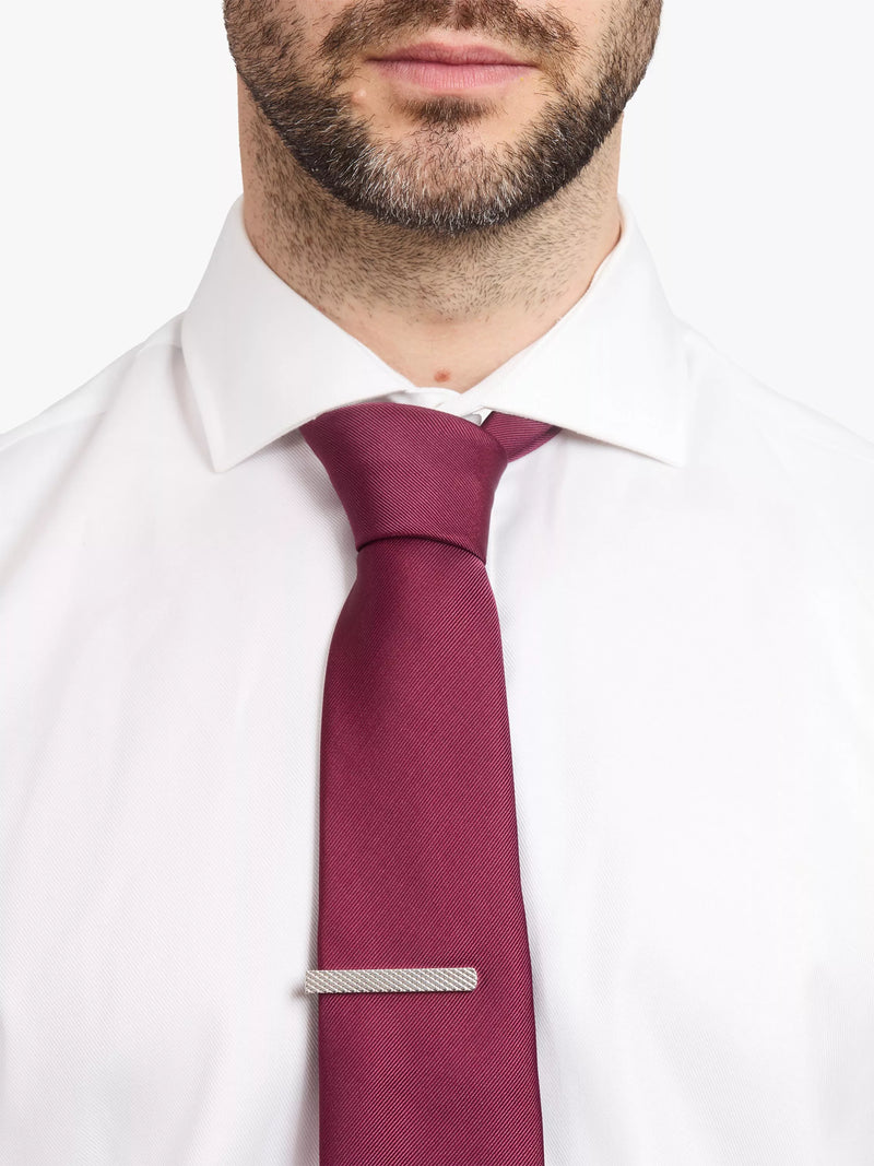 Simon Carter Hatch textured tie slide (British brand)