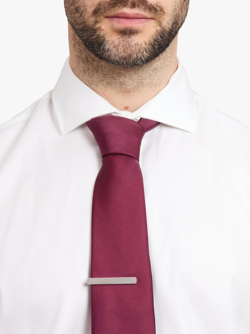 Simon Carter Hatch textured tie slide (British brand)
