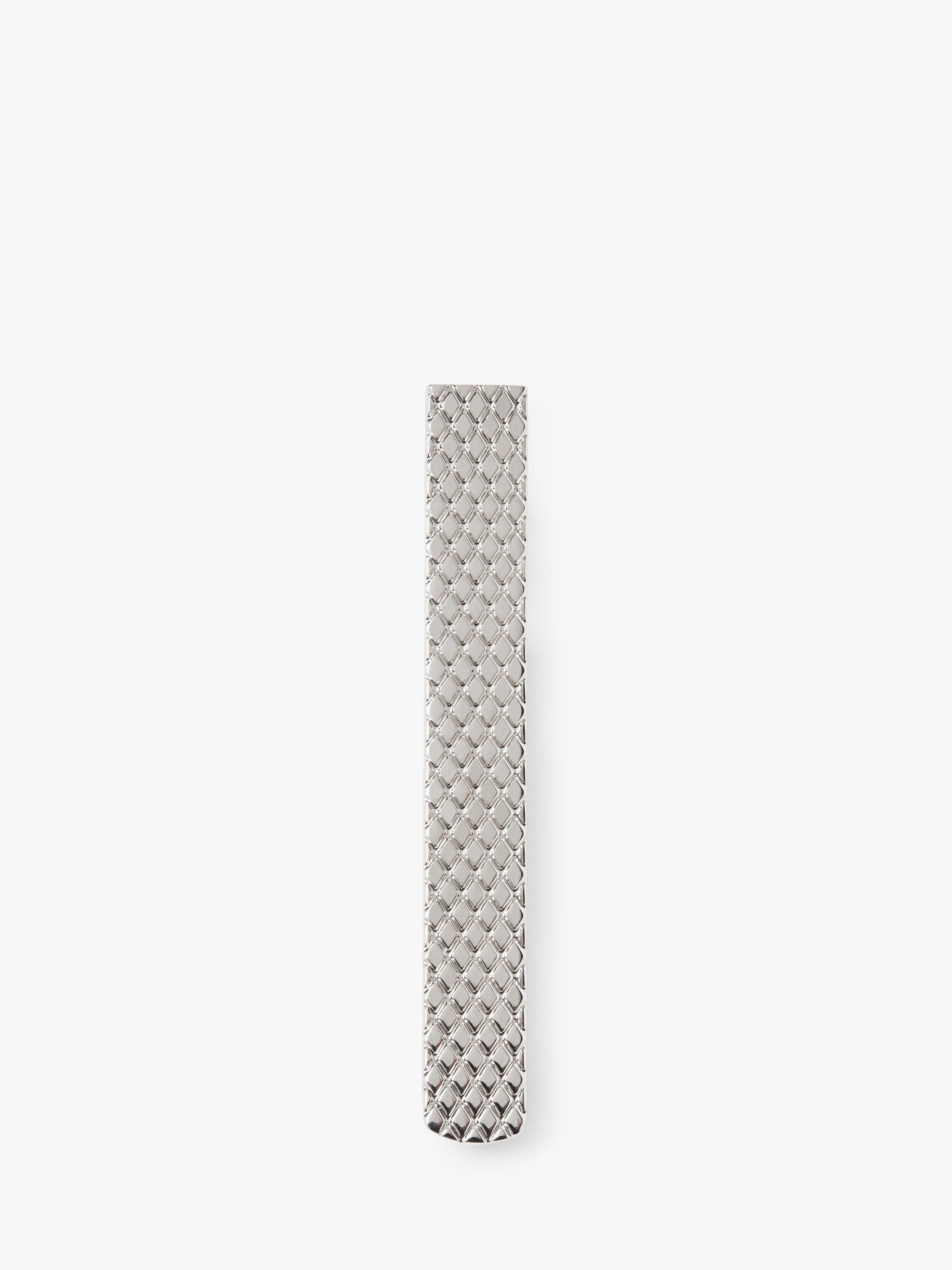 Simon Carter Hatch textured tie slide (British brand)