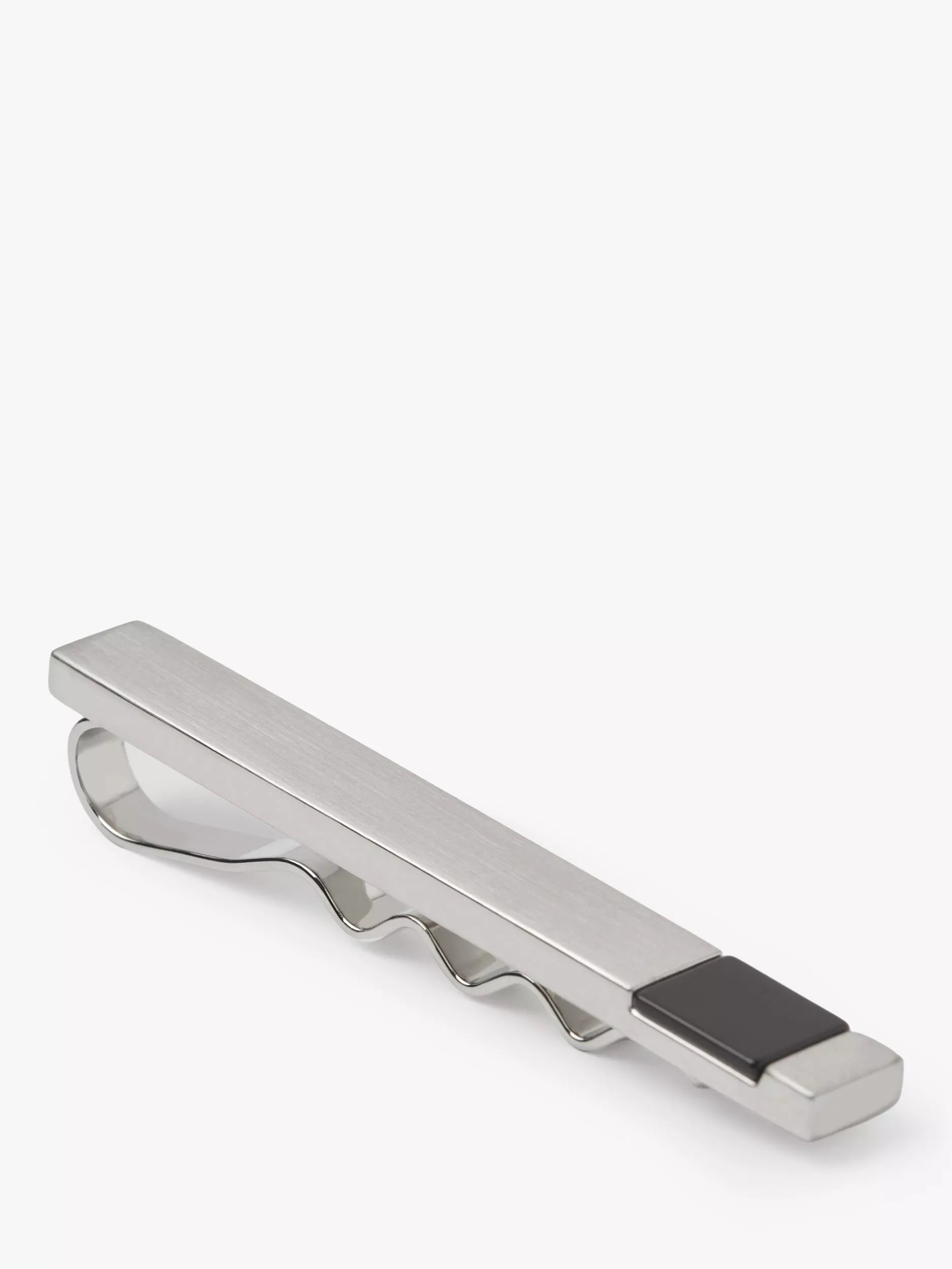 Simon Carter Onyx brushed tie slide, imported from the UK