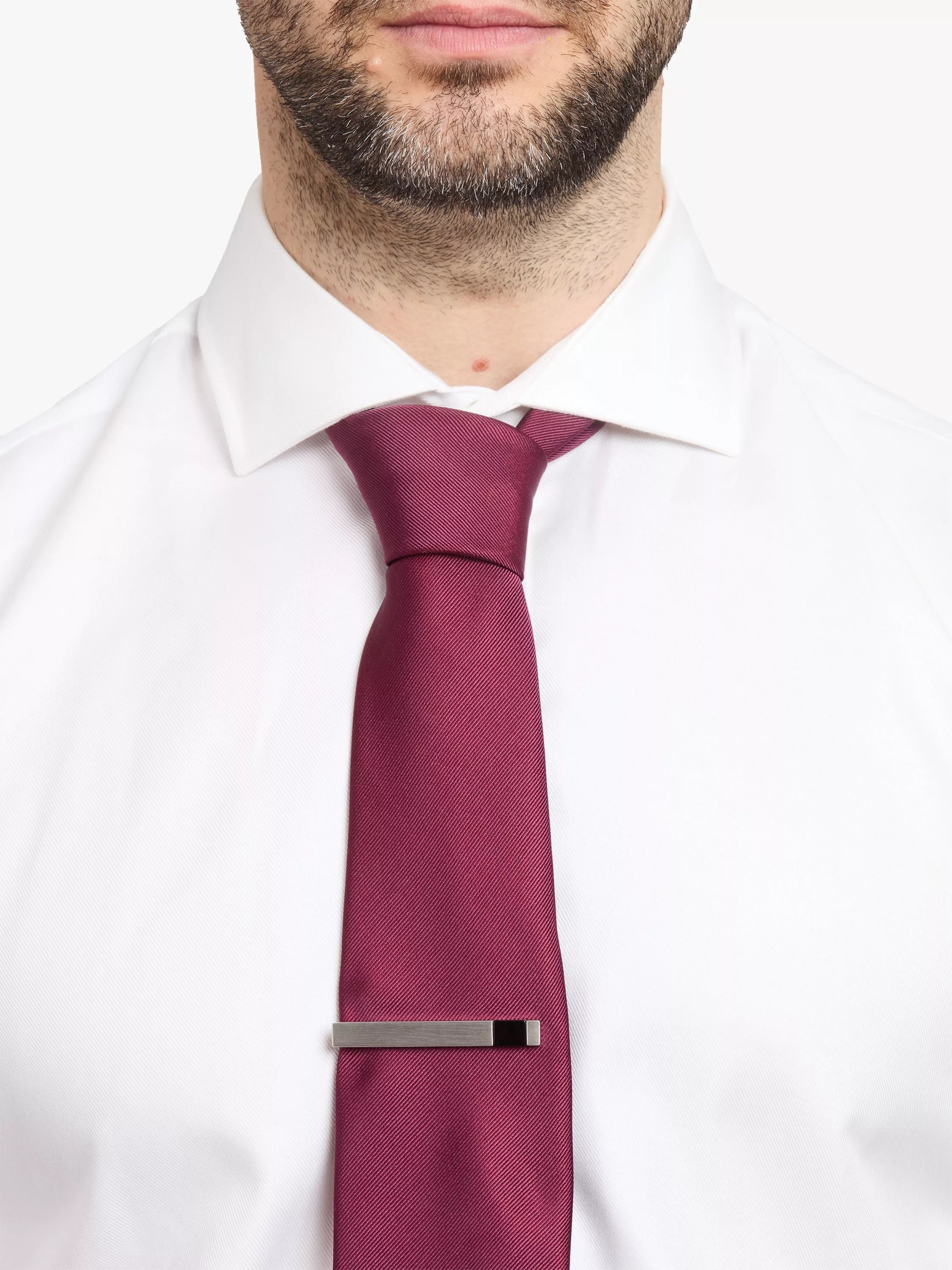 Simon Carter Onyx brushed tie slide, imported from the UK