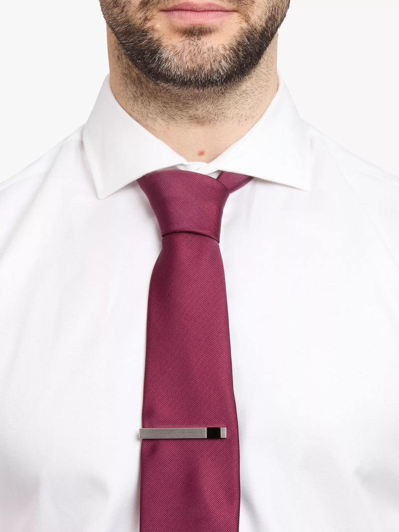 Simon Carter Onyx brushed tie slide, imported from the UK