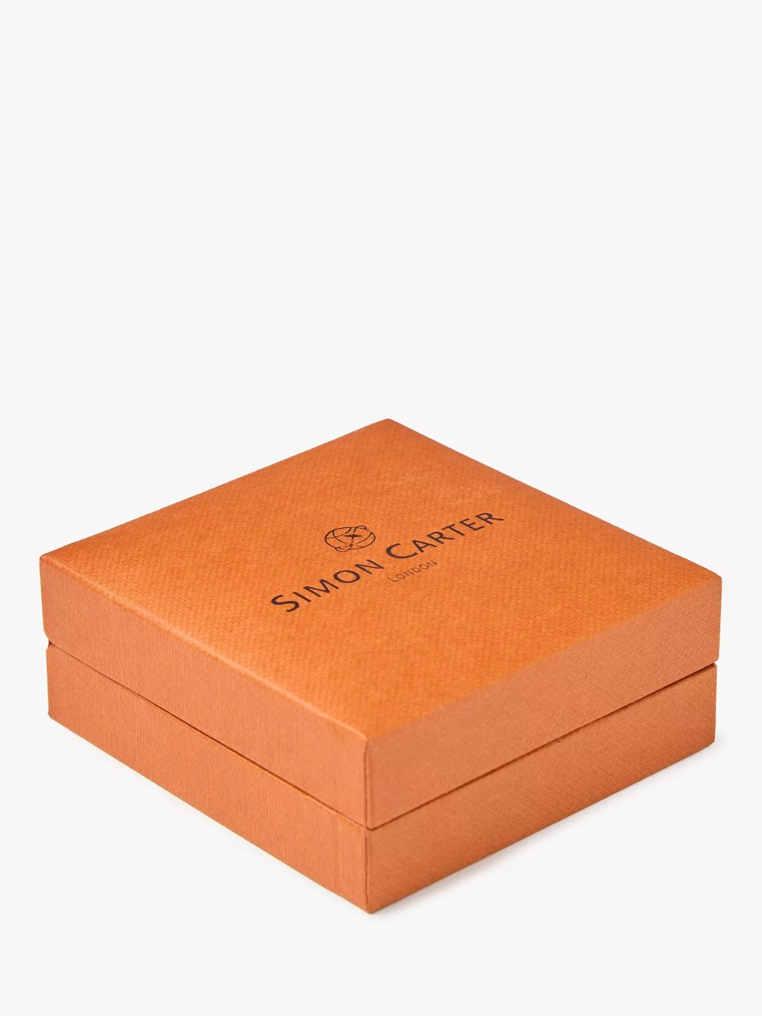 Simon Carter Onyx brushed tie slide, imported from the UK