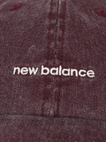 New Balance linear logo hat mulled wine 6 panel - British product