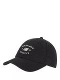 New Balance 6 panel athletics cap black (British brand)