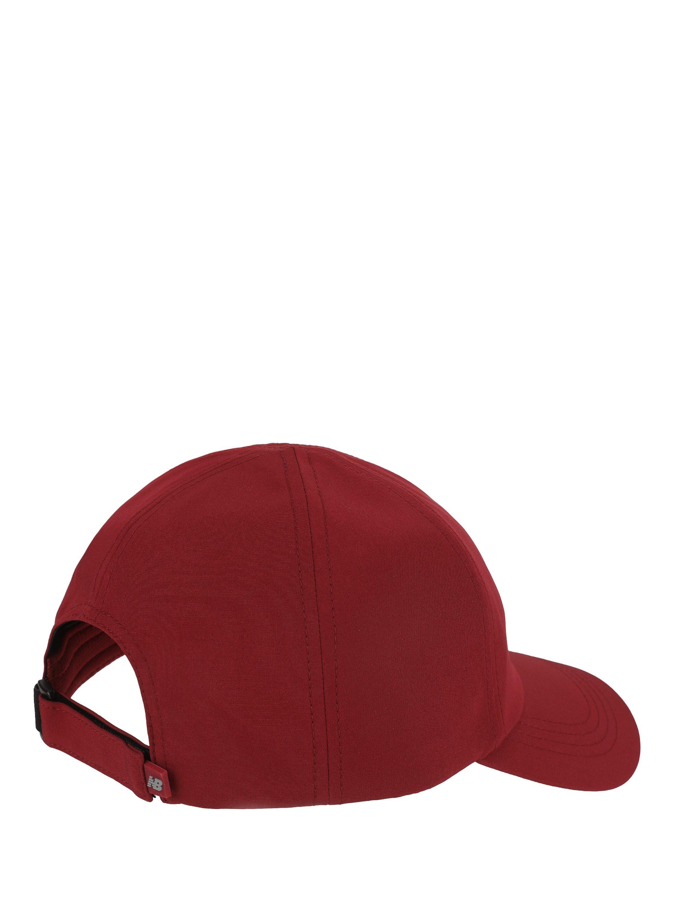 New Balance 6 Panel Performance Hat Podium Red, imported from the UK