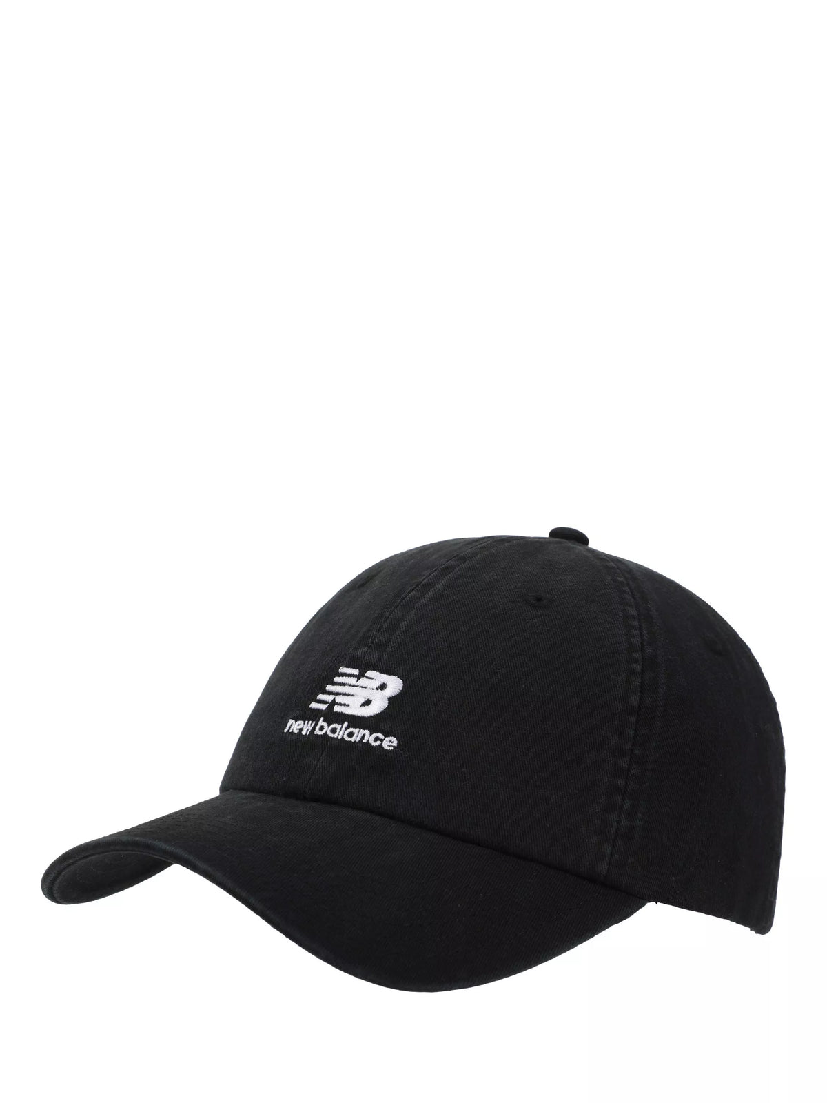 New Balance black 6 panel hat, UK version