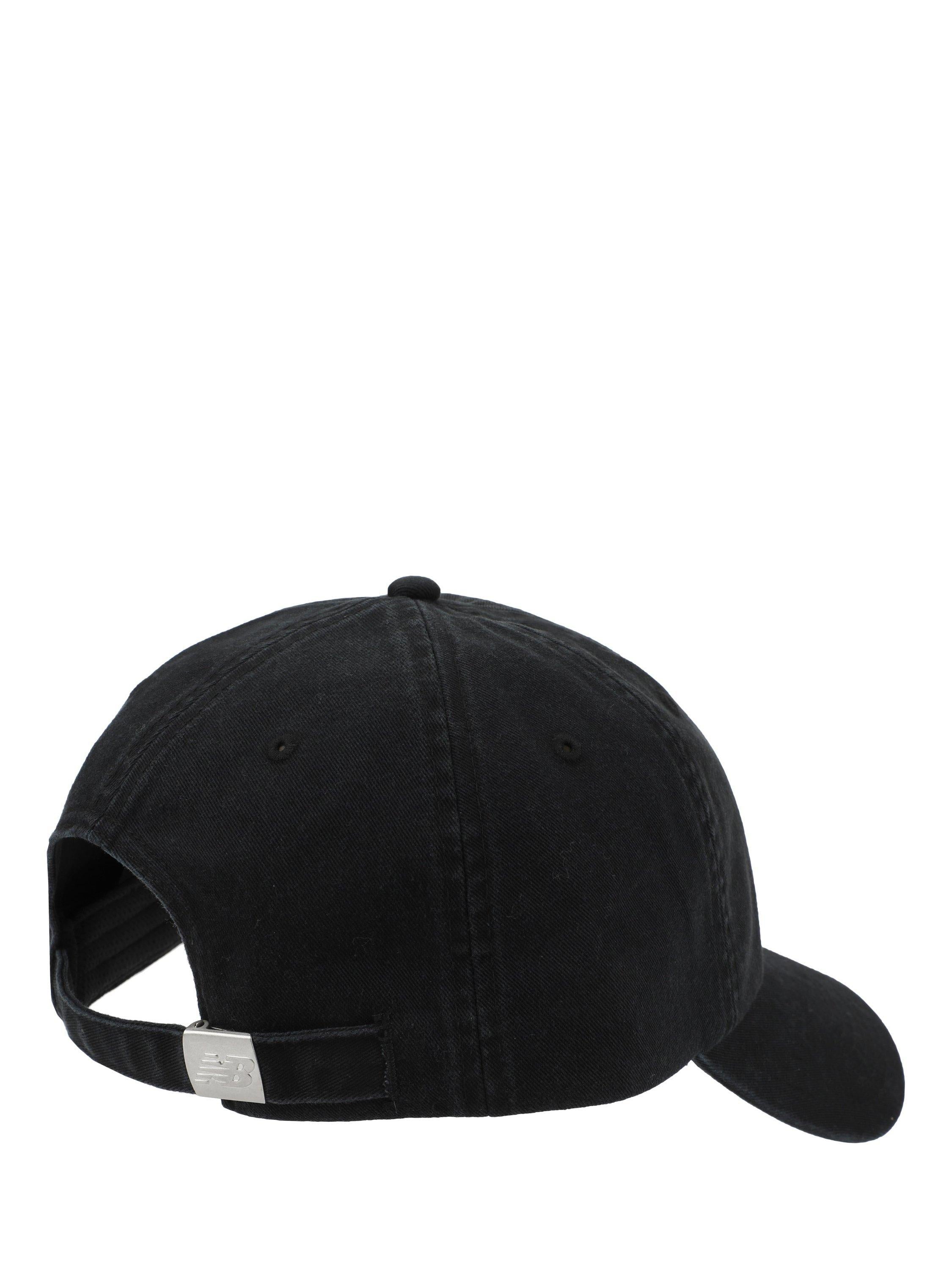 New Balance black 6 panel hat, UK version