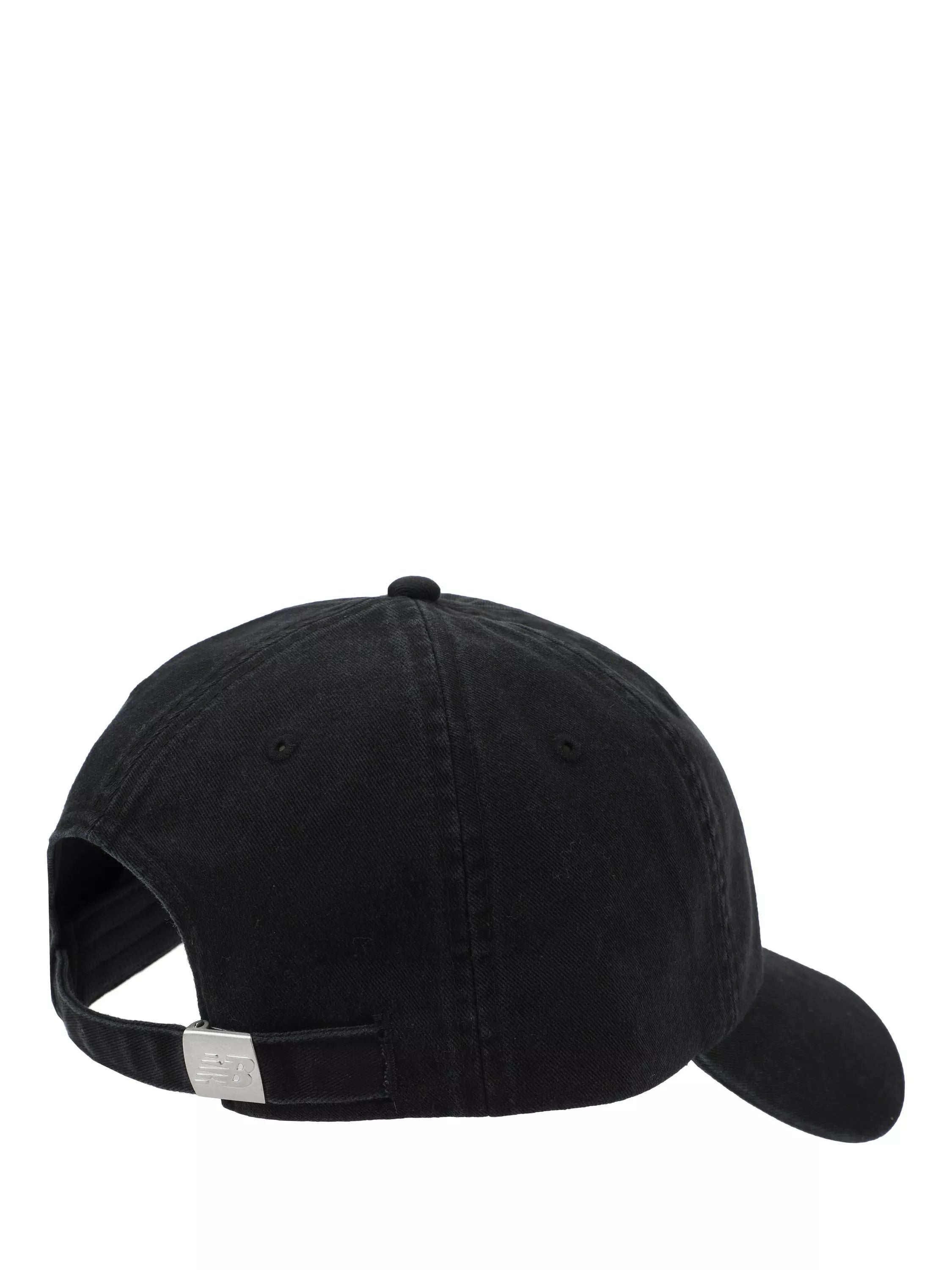 New Balance black 6 panel hat, UK version
