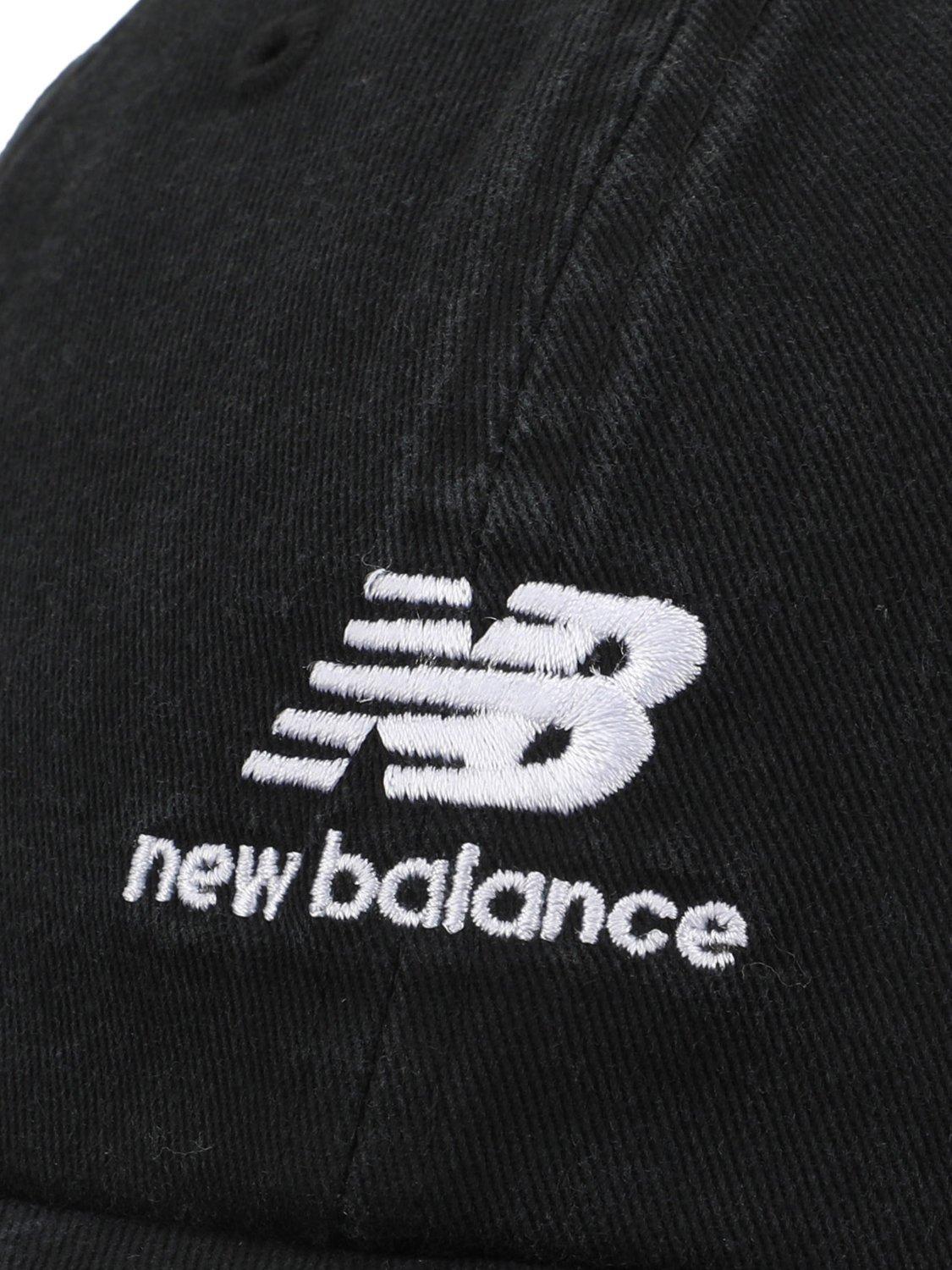 New Balance black 6 panel hat, UK version