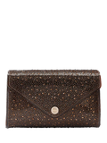 Carvela Positano Vinyl Embellished Clutch Bag
