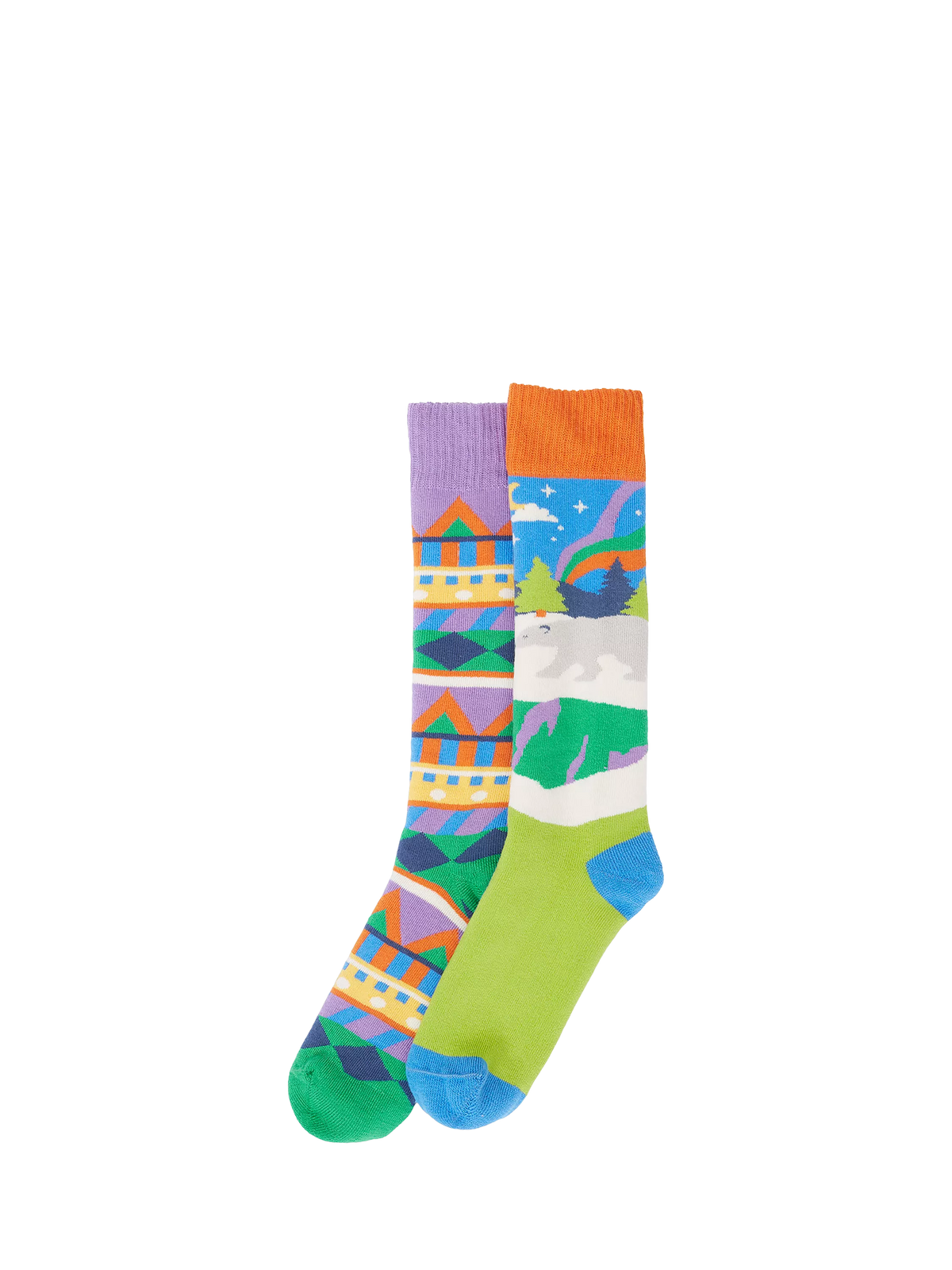 Frugi boot socks blue multi pack, imported from the UK