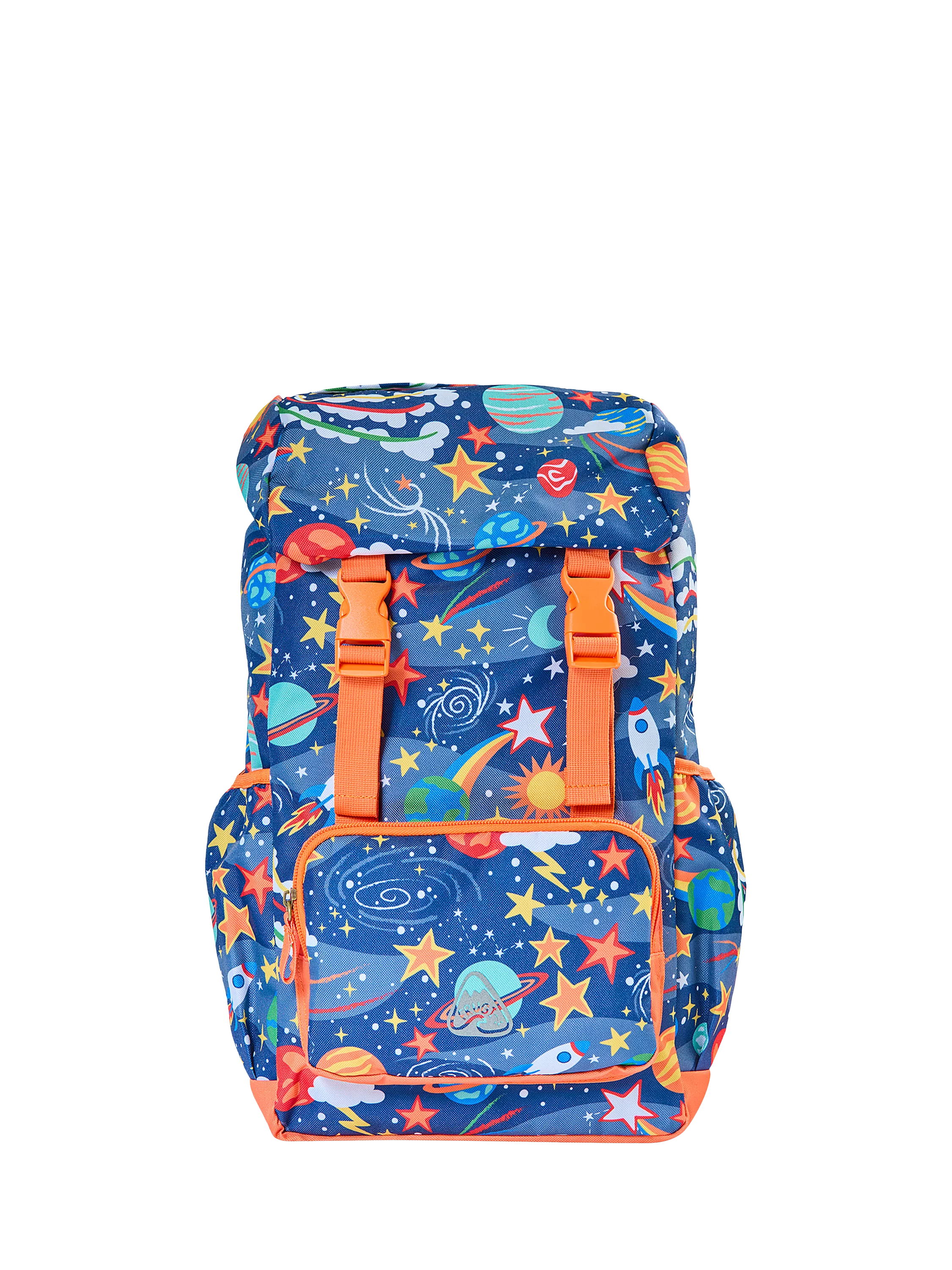 Frugi backpack blue space print - British product