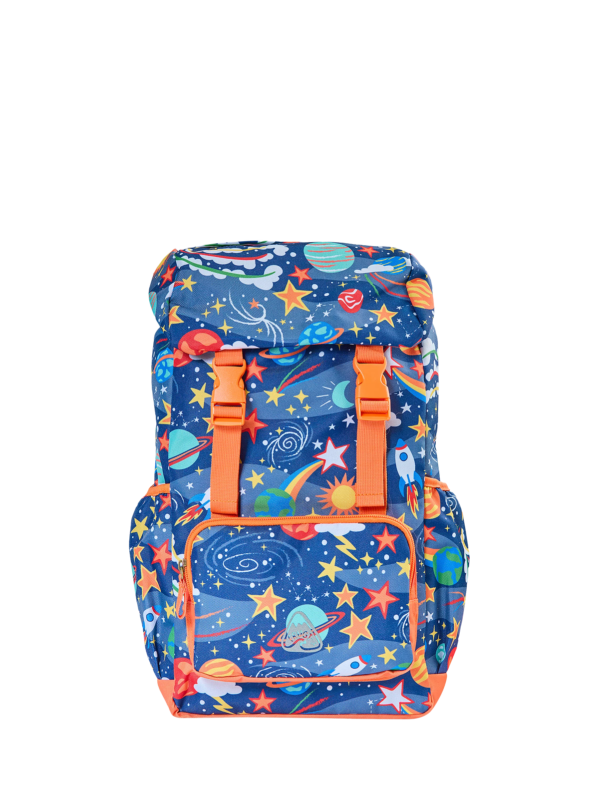Frugi backpack blue space print - British product