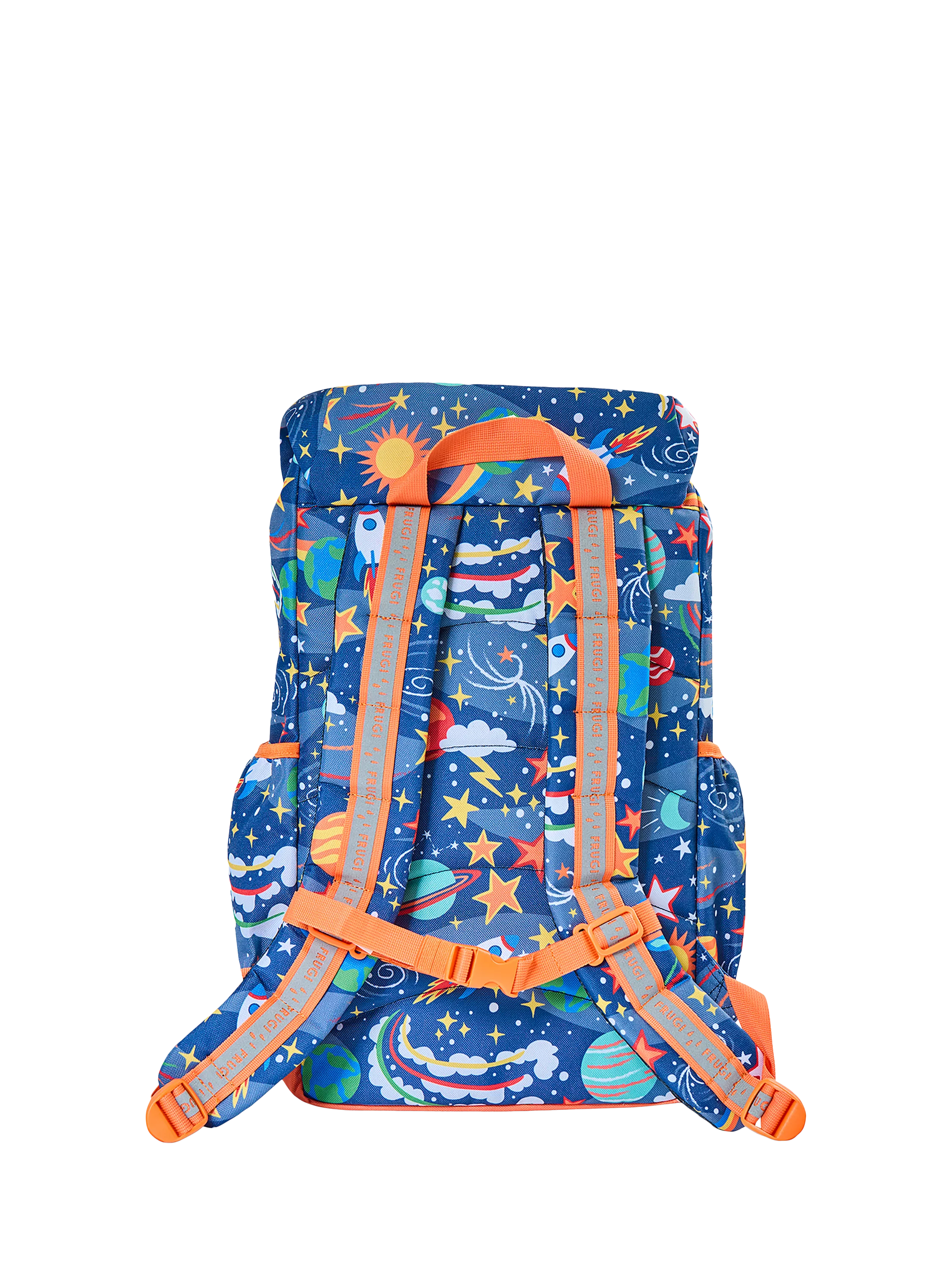 Frugi backpack blue space print - British product