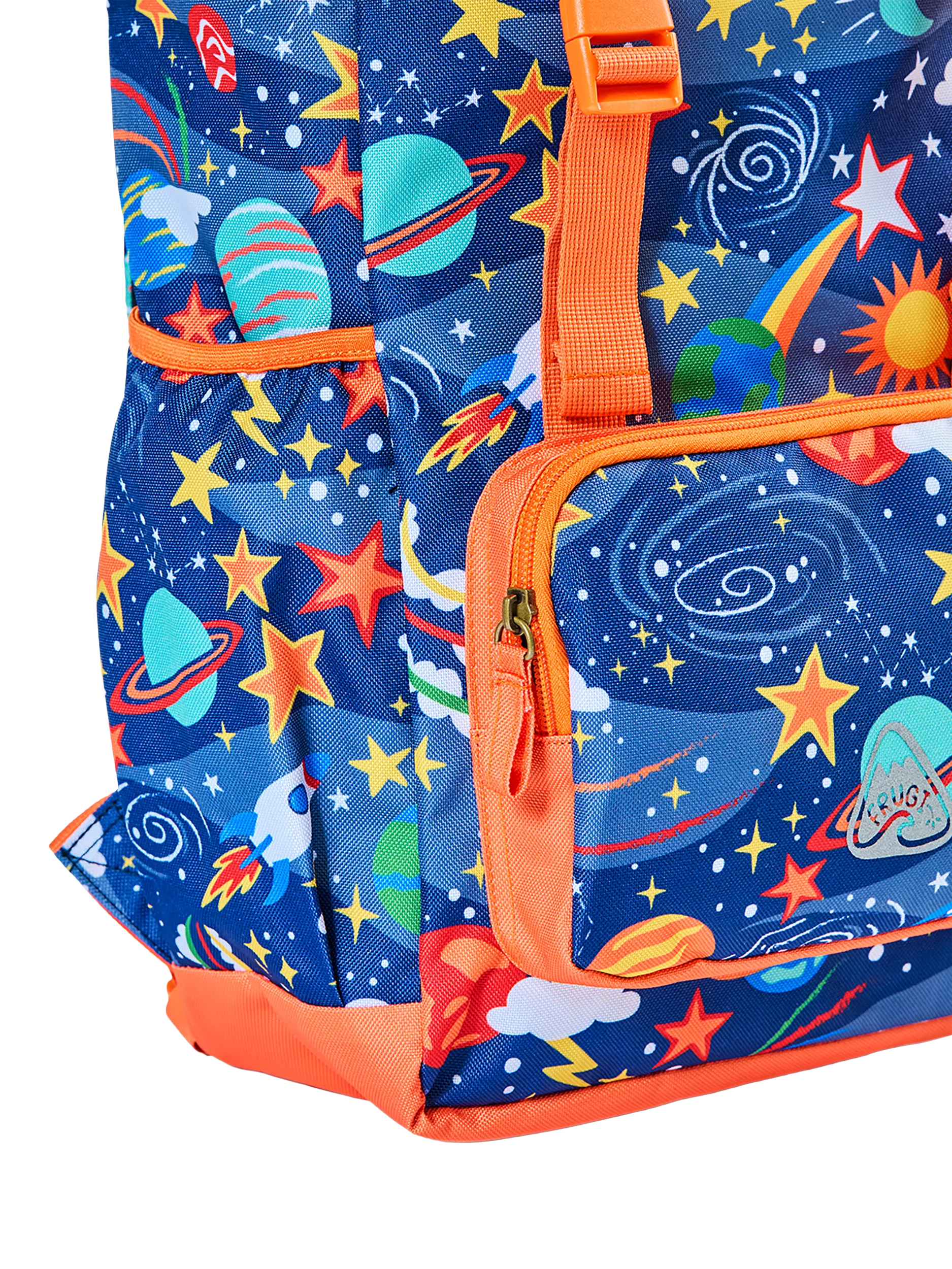 Frugi backpack blue space print - British product
